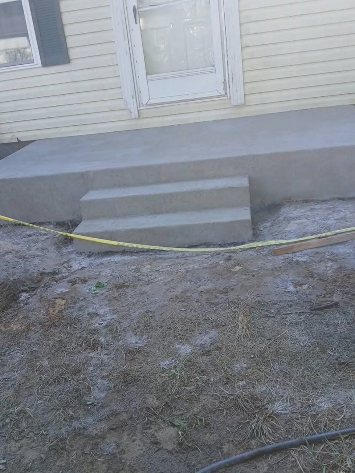 Residential concrete steps